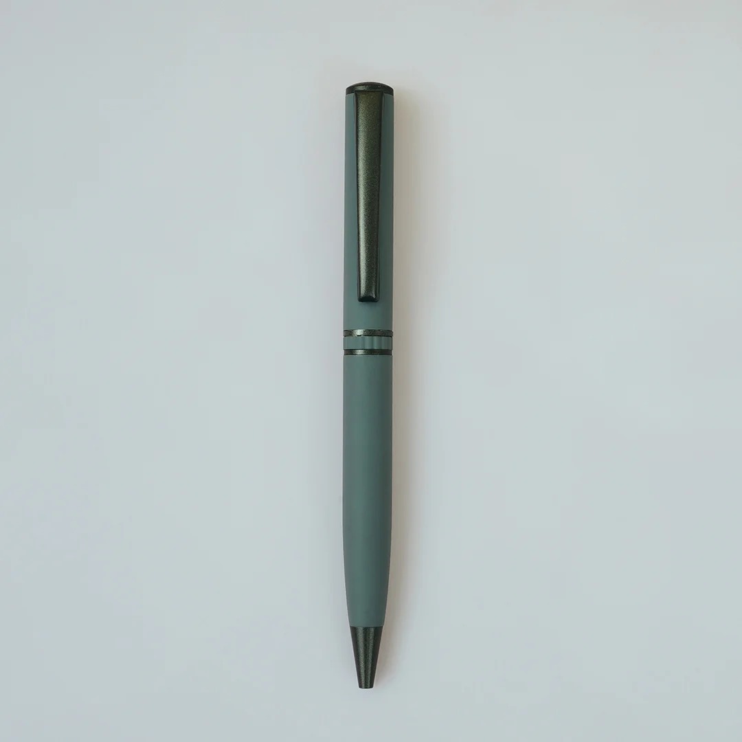 Minimalist Grey Metallic Pen